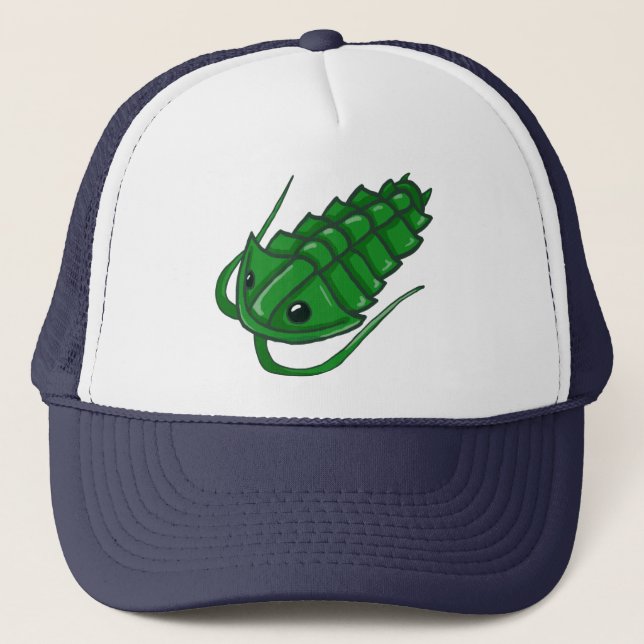 Gorra De Camionero Trilobite verde (Anverso)