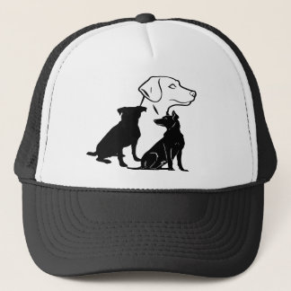 Gorra De Camionero Trío de arte de las patas leales