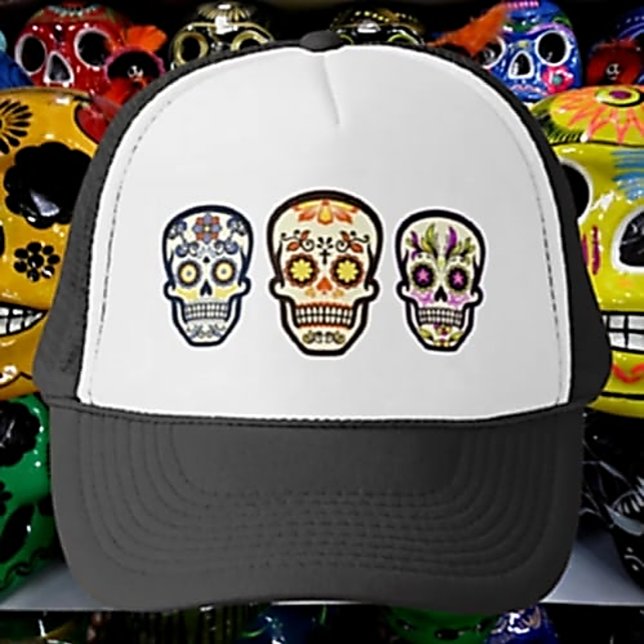 Gorra De Camionero Trío de Cráneos de Azúcar (Subido por el creador)