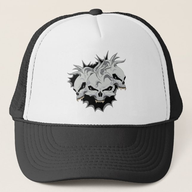 Gorra De Camionero Triple escrúpulos de terror (Anverso)