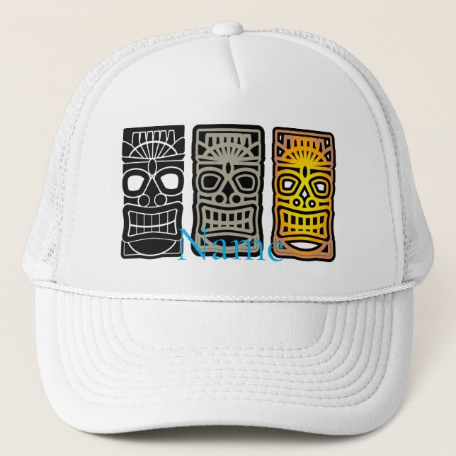 Gorra De Camionero Triple escultura tiki Thunder_Cove (Anverso)
