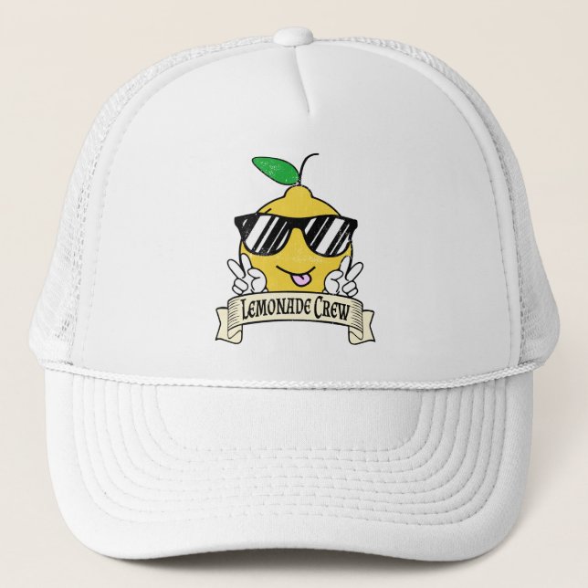 Gorra De Camionero Tripulación de Lemonade - Mano de paz de Kawaii y  (Anverso)