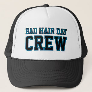 Gorra De Camionero Tripulación de mal día de pelo, personalizado dive
