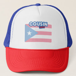 Gorra De Camionero Tripulación de primos Puerto Rico