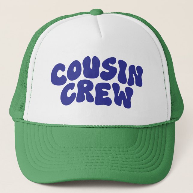 Gorra De Camionero Tripulación de primos Retro Reunión de familiares  (Anverso)