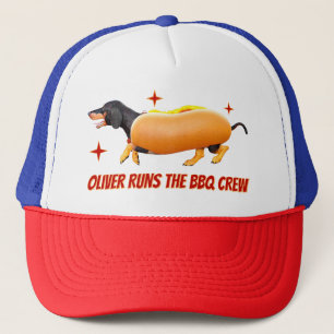 Gorra De Camionero Tripulación personalizada de barbacoa de Dachshund