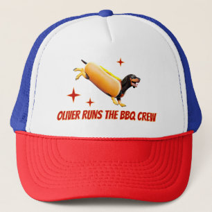 Gorra De Camionero Tripulación personalizada de barbacoa de Dachshund