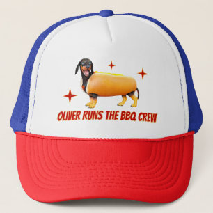 Gorra De Camionero Tripulación personalizada de barbacoa de Dachshund