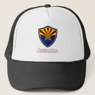 Gorra De Camionero Tripulador de bandera de Arizona