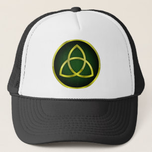 Gorra De Camionero triquetra de oro y verde