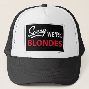 Gorra De Camionero Triste somos BLONDES