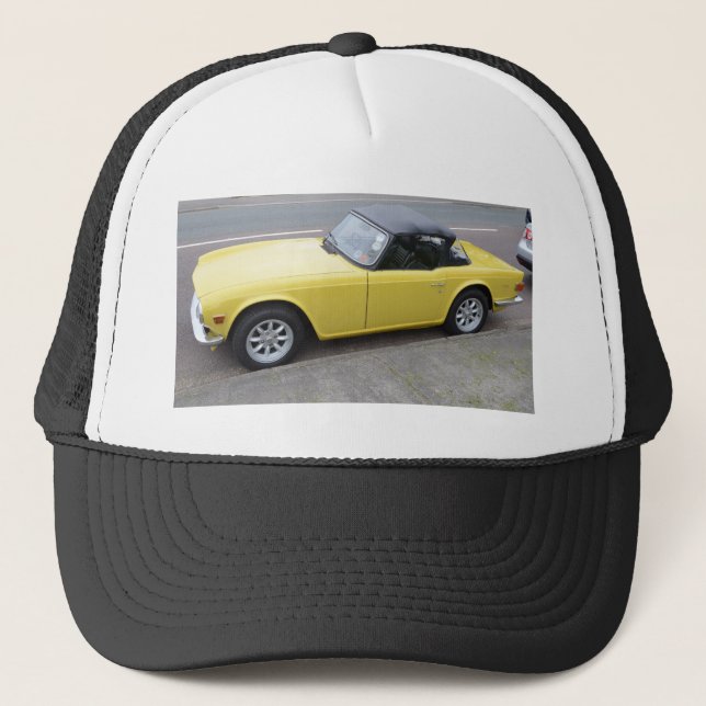 Gorra De Camionero Triumph clásico TR6 Sportscar (Anverso)