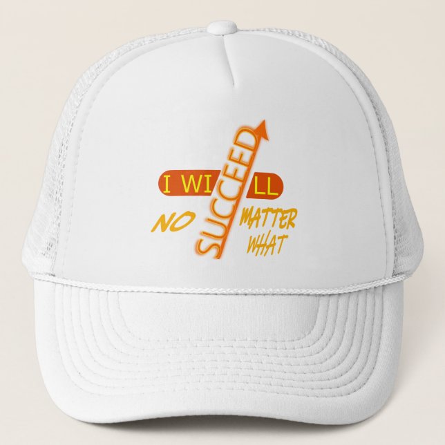Gorra De Camionero Triunfaré sin importar nada (Anverso)