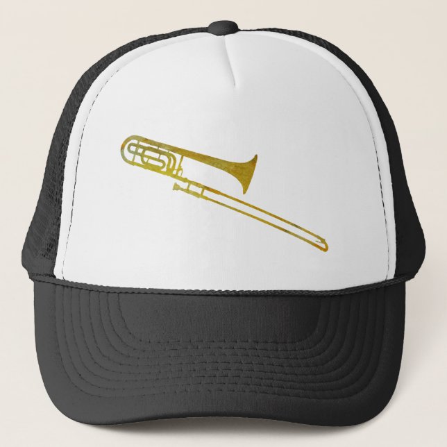 Gorra De Camionero Trombone de oro (Anverso)
