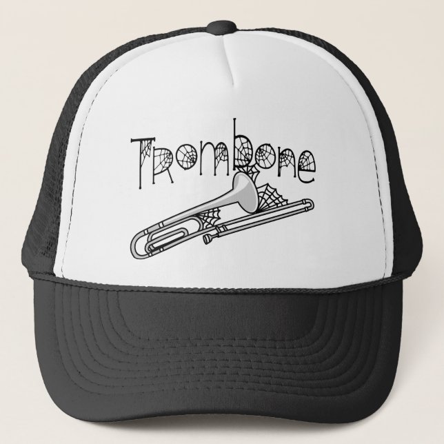 Gorra De Camionero Trombone Halloween Cobwebs (Anverso)