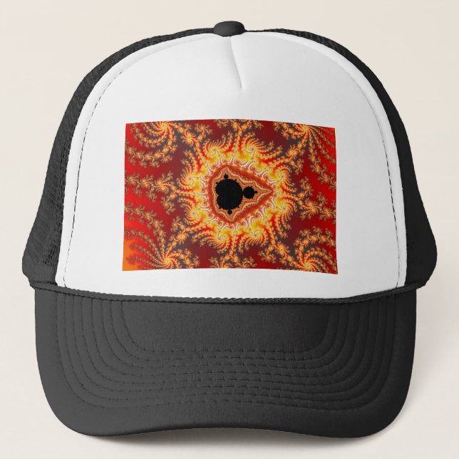 Gorra De Camionero Trono de satán - Fractal (Anverso)