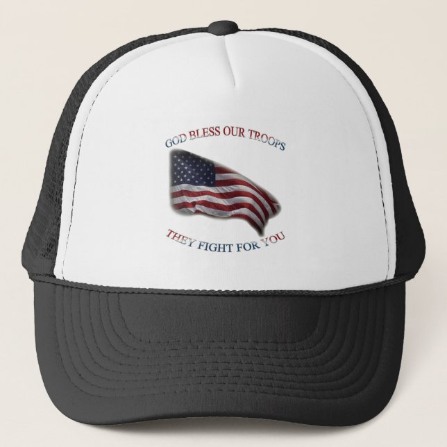Gorra De Camionero tropas patrióticas de la ayuda (Anverso)