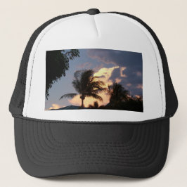 Gorra De Camionero Tropical Golden thundercloud