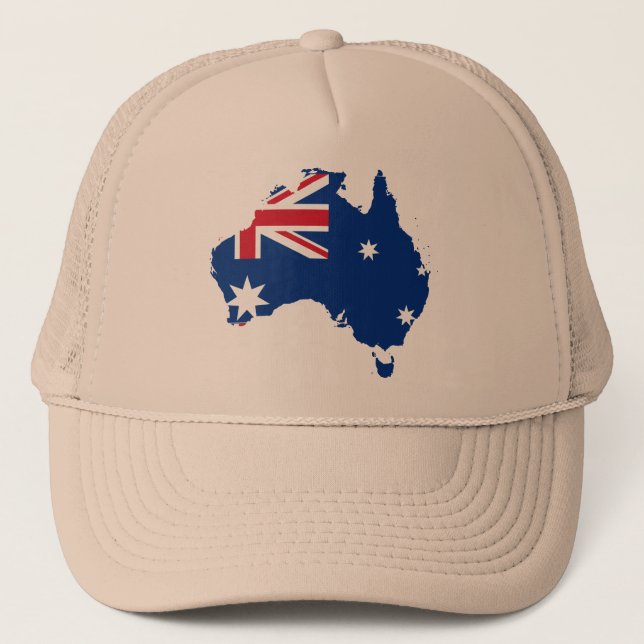 Gorra De Camionero Trozo de Australia, Australia (Anverso)