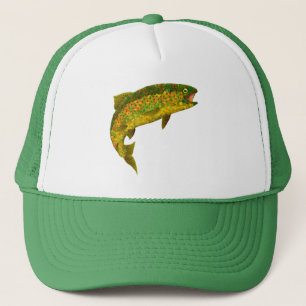 Gorra De Camionero Trucha arco iris de hoja de lápiz 3