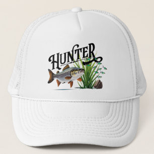 Gorra De Camionero Trucha de lago en la caza