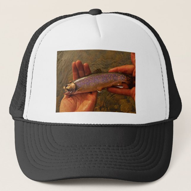 Gorra De Camionero Trucha en manos (Anverso)