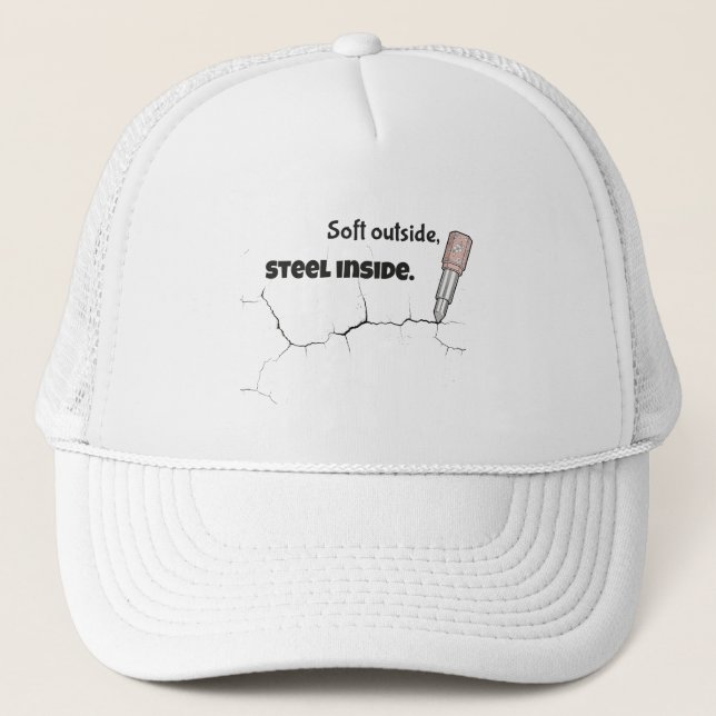 Gorra De Camionero Trucker Cap | Inspirational Women Strength Hat (Anverso)