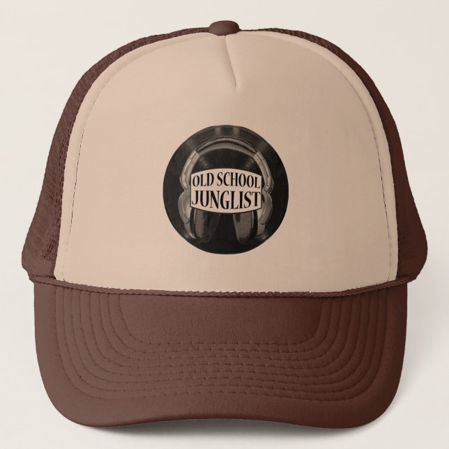 Gorra De Camionero Trucker Cap "Old School Junglist" (Anverso)