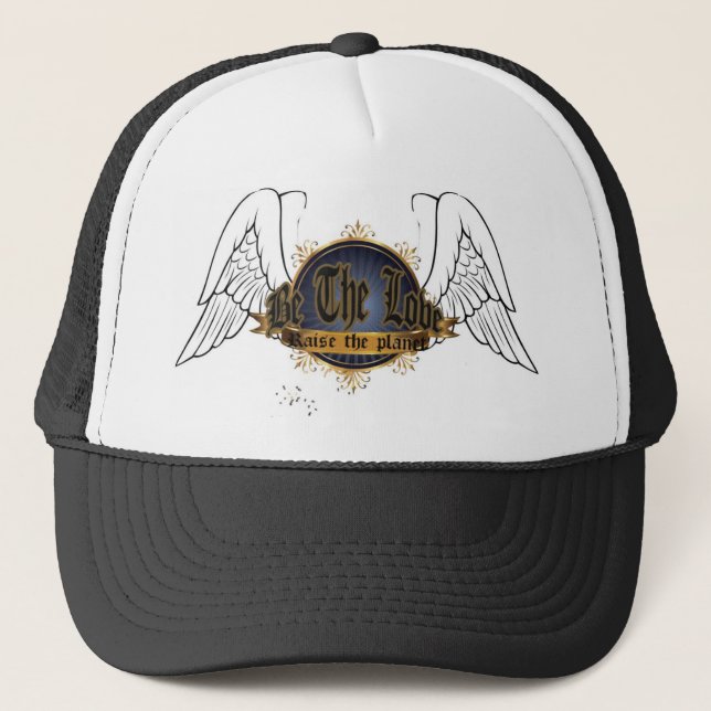 GORRA DE CAMIONERO TRUCKER-HAT BE THE LOVE BLK (Anverso)