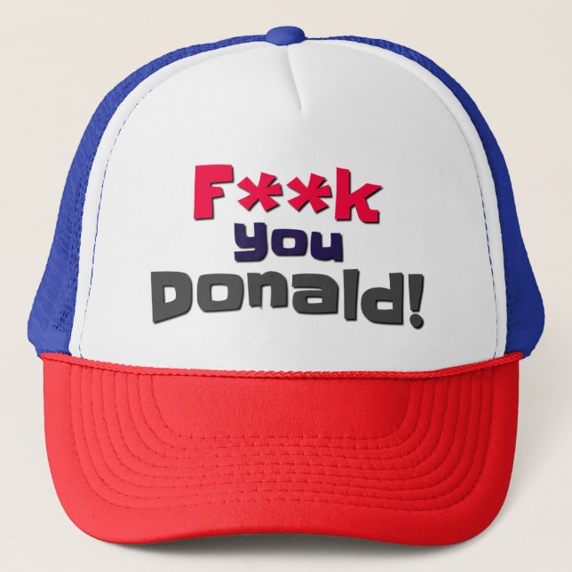 Gorra De Camionero Trucker Hat Donald (Anverso)