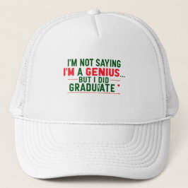 Gorra De Camionero Trucker Hat- funny Graduation Quote