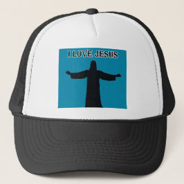 Gorra De Camionero Trucker Hat  i love jesus