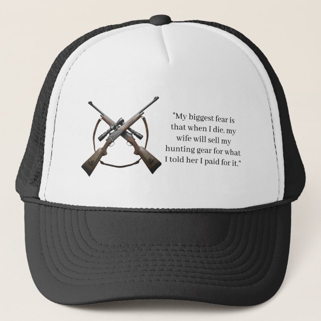 Gorra De Camionero Trucker hat . With funny quote on it. (Anverso)