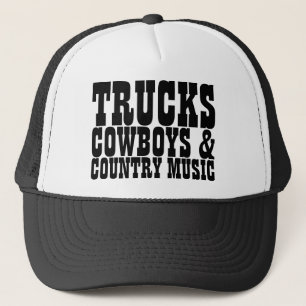 Gorra De Camionero Trucks Cowboys Country Music