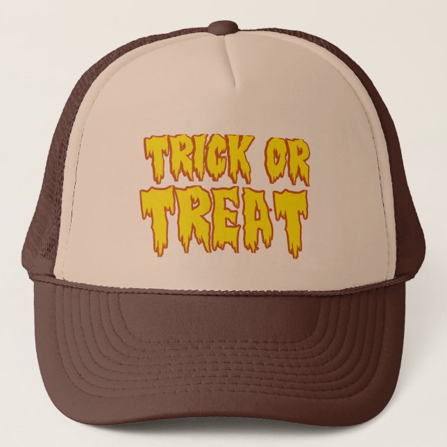 Gorra De Camionero Truco o invitación (Anverso)