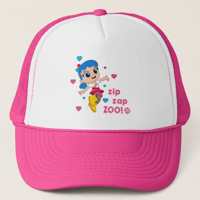 Gorra De Camionero True: Zoológico Zip Zap (Anverso)