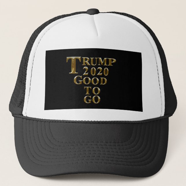 GORRA DE CAMIONERO TRUMP 2020 BUENO POR IR (Anverso)