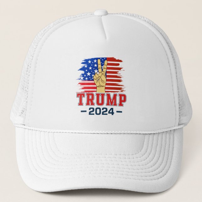 Gorra De Camionero Trump 2024 (Anverso)