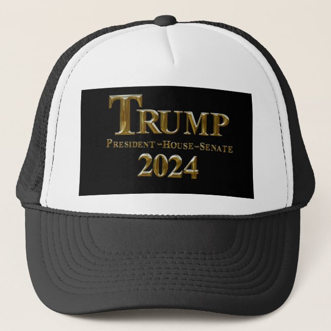 GORRA DE CAMIONERO TRUMP 2024 (Anverso)