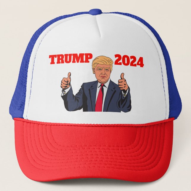 Gorra De Camionero Trump 2024 (Anverso)