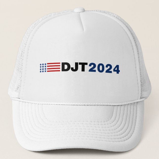 Gorra De Camionero Trump 2024 DJT (Anverso)