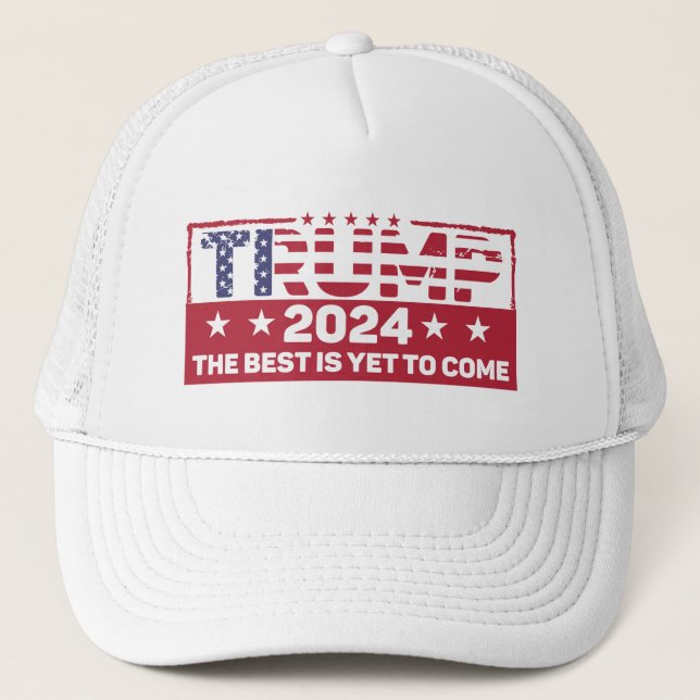 Gorra De Camionero Trump 2024 - Lo mejor está por venir (Anverso)