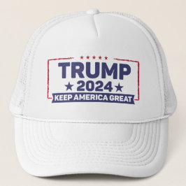 Gorra De Camionero Trump 2024 - Mantener a Estados Unidos grande