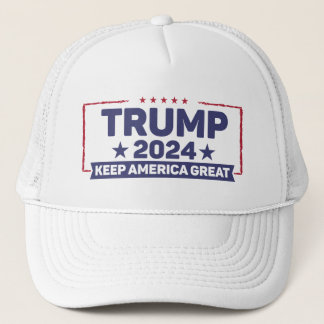 Gorra De Camionero Trump 2024 - Mantener a Estados Unidos grande