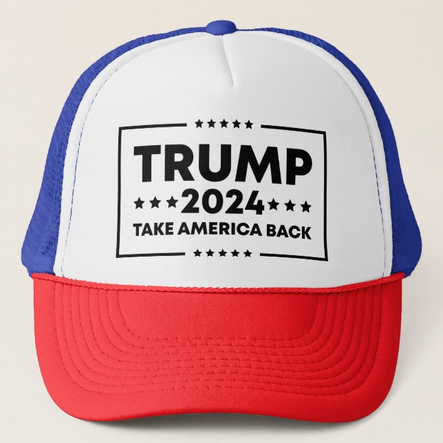 Gorra De Camionero Trump 2024: Trump recuperará a Estados Unidos (Anverso)