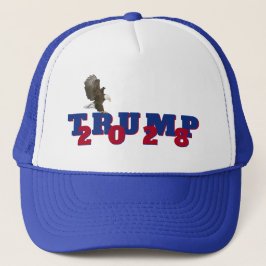 Gorra De Camionero Trump 2028 con águila calva