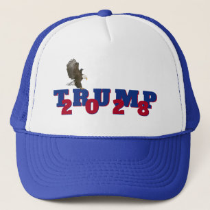 Gorra De Camionero Trump 2028 con águila calva