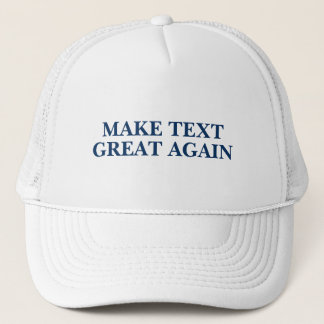 Gorra De Camionero Trump - Añade tu propio eslogan