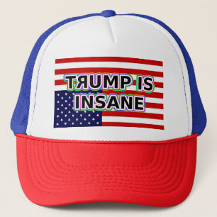 Gorra De Camionero TRUMP ES INSANE (retroceso R)