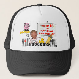 Gorra De Camionero Trump es la emergencia nacional / Anti Trump, Gorr